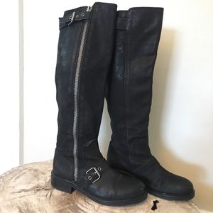All Saints leather boots